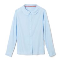 Long Sleeve Peter Pan Collar Blouse French Toast 1594
